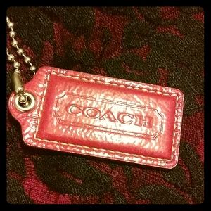 Pink Patent Coach Hangtag